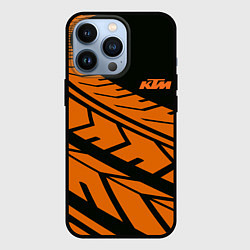 Чехол для iPhone 13 Pro ORANGE KTM КТМ Z, цвет: 3D-черный