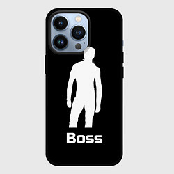Чехол для iPhone 13 Pro Boss of the gym on black, цвет: 3D-черный