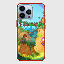 Чехол для iPhone 13 Pro Terraria Террария Z, цвет: 3D-красный