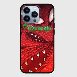 Чехол для iPhone 13 Pro Terraria Wall of Flesh, цвет: 3D-черный