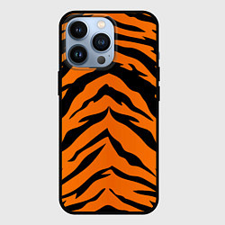 Чехол для iPhone 13 Pro Шкура тигра, цвет: 3D-черный