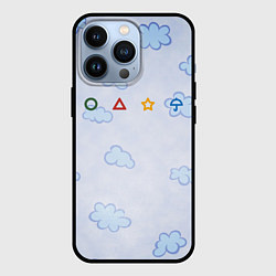 Чехол для iPhone 13 Pro Ojingeo geim - Облака, цвет: 3D-черный