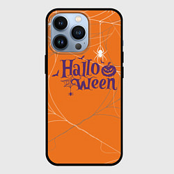 Чехол для iPhone 13 Pro Паутинка на хэллоуин, цвет: 3D-черный