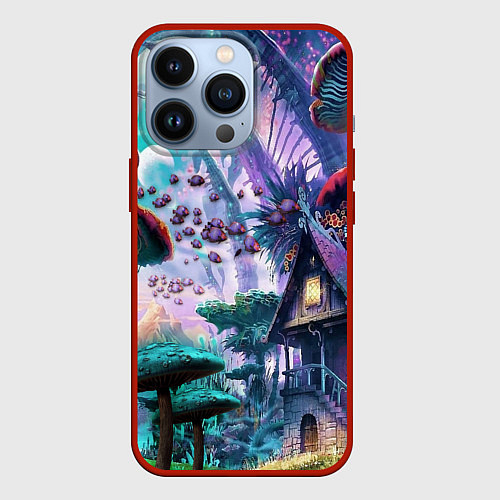 Чехол iPhone 13 Pro FantasyFish / 3D-Красный – фото 1