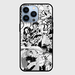Чехол для iPhone 13 Pro Клинок, рассекающий демонов, МАНГА, цвет: 3D-черный