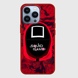 Чехол для iPhone 13 Pro Игра в кальмара BIG, цвет: 3D-красный