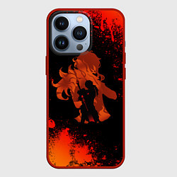 Чехол для iPhone 13 Pro ДИЛЮК DILUC ГЕНШИН, цвет: 3D-красный