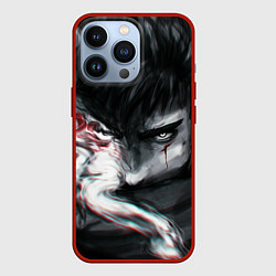 Чехол для iPhone 13 Pro BERSERK БЕРСЕРК ГАТС, цвет: 3D-красный