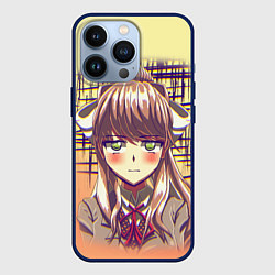 Чехол для iPhone 13 Pro Game Doki Doki Literature Club, цвет: 3D-тёмно-синий