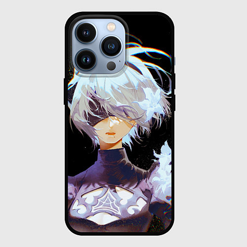 Чехол iPhone 13 Pro Венецианская девушка Nier automata 2b / 3D-Черный – фото 1