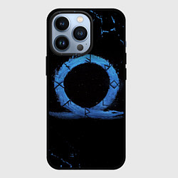Чехол для iPhone 13 Pro GOD OF WAR LOGO ЭМБЛЕМА РАГНАРЁК, цвет: 3D-черный
