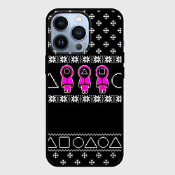 Чехол для iPhone 13 Pro Новогодний свитер Ojingeo geim, цвет: 3D-черный