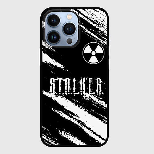 Чехол iPhone 13 Pro S T A L K E R 2: Тени Чернобыля / 3D-Черный – фото 1