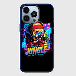 Чехол для iPhone 13 Pro Predator in the jungle, цвет: 3D-тёмно-синий