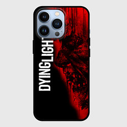 Чехол для iPhone 13 Pro DYING LIGHT RED ZOMBIE FACE, цвет: 3D-черный