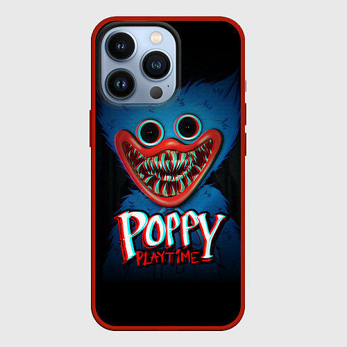 Чехол iPhone 13 Pro Poppy Playtime / 3D-Красный – фото 1