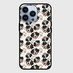 Чехол для iPhone 13 Pro Зенненхунд Бернский, цвет: 3D-черный