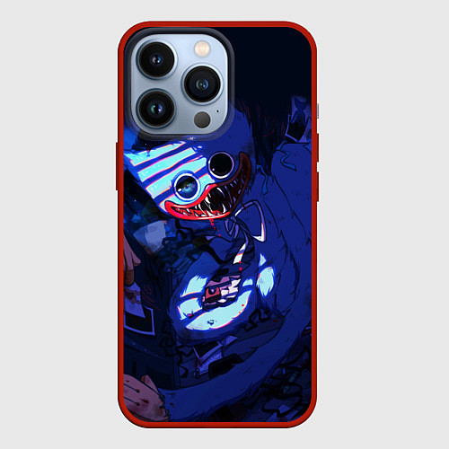 Чехол iPhone 13 Pro POPPY PLAYTIME BLUE ПОППИ ПЛЕЙТАЙМ / 3D-Красный – фото 1