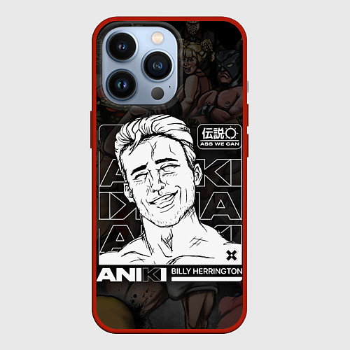 Чехол iPhone 13 Pro BILLY HERRINGTON ANIKI / 3D-Красный – фото 1