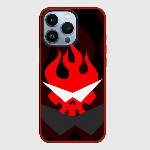 Чехол iPhone 13 Pro GURREN LAGANN LOGO SYMBOL / 3D-Красный – фото 1