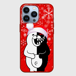 Чехол для iPhone 13 Pro НОВОГОДНИЙ MONOKUMA, цвет: 3D-красный