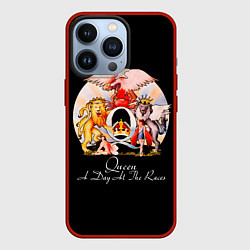 Чехол для iPhone 13 Pro A Day at the Races - Queen, цвет: 3D-красный