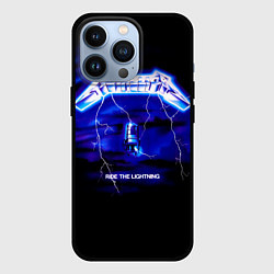 Чехол для iPhone 13 Pro Ride the Lightning - Metallica, цвет: 3D-черный