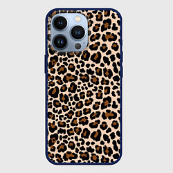 Чехол для iPhone 13 Pro Леопардовые Пятна, цвет: 3D-тёмно-синий