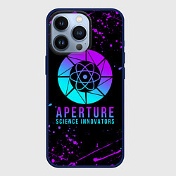 Чехол для iPhone 13 Pro PORTAL NEON ПОРТАЛ НЕОН, цвет: 3D-тёмно-синий