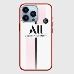 Чехол для iPhone 13 Pro Messi 30 PSG Pink Theme, цвет: 3D-красный