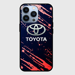 Чехол для iPhone 13 Pro Toyota градиент, цвет: 3D-черный
