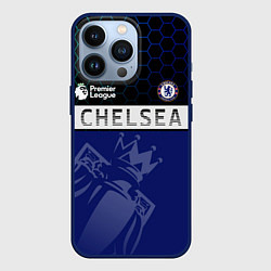 Чехол для iPhone 13 Pro FC Chelsea London ФК Челси Лонон, цвет: 3D-тёмно-синий