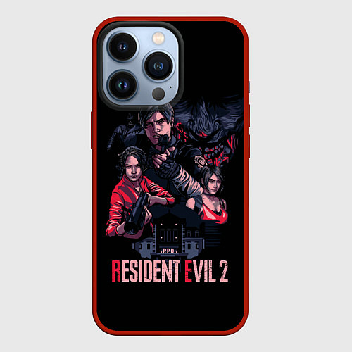 Чехол iPhone 13 Pro RE 2 Remaster / 3D-Красный – фото 1
