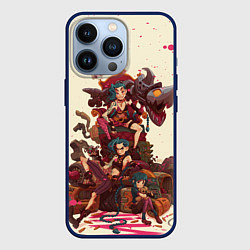 Чехол для iPhone 13 Pro ЛИГА ЛЕГЕНД JINX ARCANE, цвет: 3D-тёмно-синий