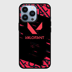 Чехол для iPhone 13 Pro Valorant паттерн, цвет: 3D-черный