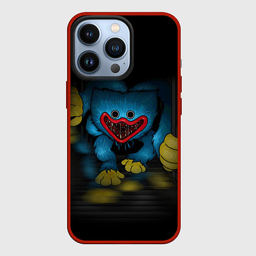 Чехол iPhone 13 Pro POPPY PLAYTIME ПОППИ ПЛЕЙТАЙМ КУ-КУ / 3D-Красный – фото 1