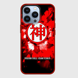 Чехол для iPhone 13 Pro Dragon Ball - Kami Kanji, цвет: 3D-красный