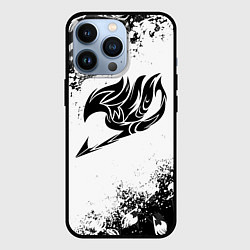 Чехол для iPhone 13 Pro ХВОСТ ФЕИ ЧЁРНЫЙ СИМВОЛ FAIRY TAIL BLACK, цвет: 3D-черный