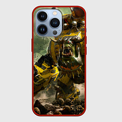 Чехол для iPhone 13 Pro Орки в битве, цвет: 3D-красный