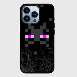 Чехол для iPhone 13 Pro ЭНДЕРМЕН МАЙНКРАФТ MINECRAFT, цвет: 3D-черный