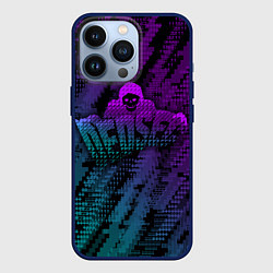 Чехол для iPhone 13 Pro WATCH DOGS DED SEC NEON, цвет: 3D-тёмно-синий
