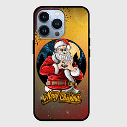 Чехол для iPhone 13 Pro Santa love you, цвет: 3D-черный