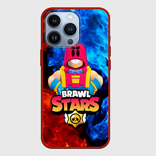 Чехол iPhone 13 Pro BRAWL STARS GROM БРАВЛ СТАРС ГРОМ / 3D-Красный – фото 1