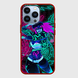 Чехол для iPhone 13 Pro KDA NEON DRAGONS LEAGUE OF LEGENDS НЕОНОВЫЕ ДРАКОН, цвет: 3D-красный