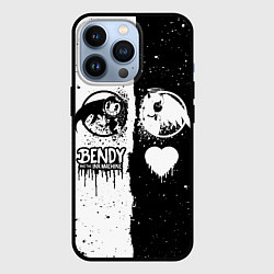 Чехол для iPhone 13 Pro BLACK AND WHITE BENDY AND THE INK MACHINE, цвет: 3D-черный