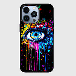 Чехол iPhone 13 Pro Арт Глаз Брызги