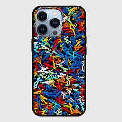 Чехол для iPhone 13 Pro Зимние виды спорта 2022, цвет: 3D-черный