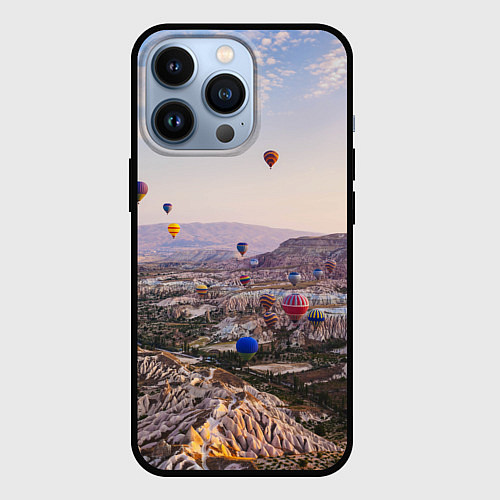 Чехол iPhone 13 Pro Воздушные Шары! / 3D-Черный – фото 1