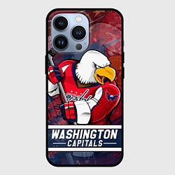 Чехол для iPhone 13 Pro Вашингтон Кэпиталз Washington Capitals, цвет: 3D-черный