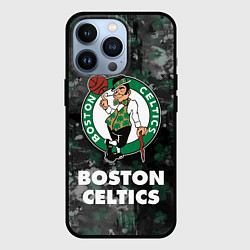 Чехол для iPhone 13 Pro Бостон Селтикс, Boston Celtics, НБА, цвет: 3D-черный